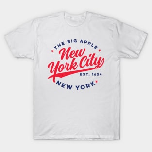 Vintage New York City The Big Apple USA T-Shirt